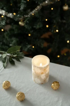 Moomin block candle LED 10 cm, Sparkling stars