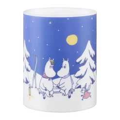 Moomin block candle LED 12,5 cm, Starry night