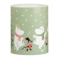 Moomin block candle LED 12,5 cm, Festive spirits