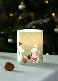Moomin block candle LED 12,5 cm, Festive spirits