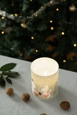 Moomin block candle LED 12,5 cm, Festive spirits