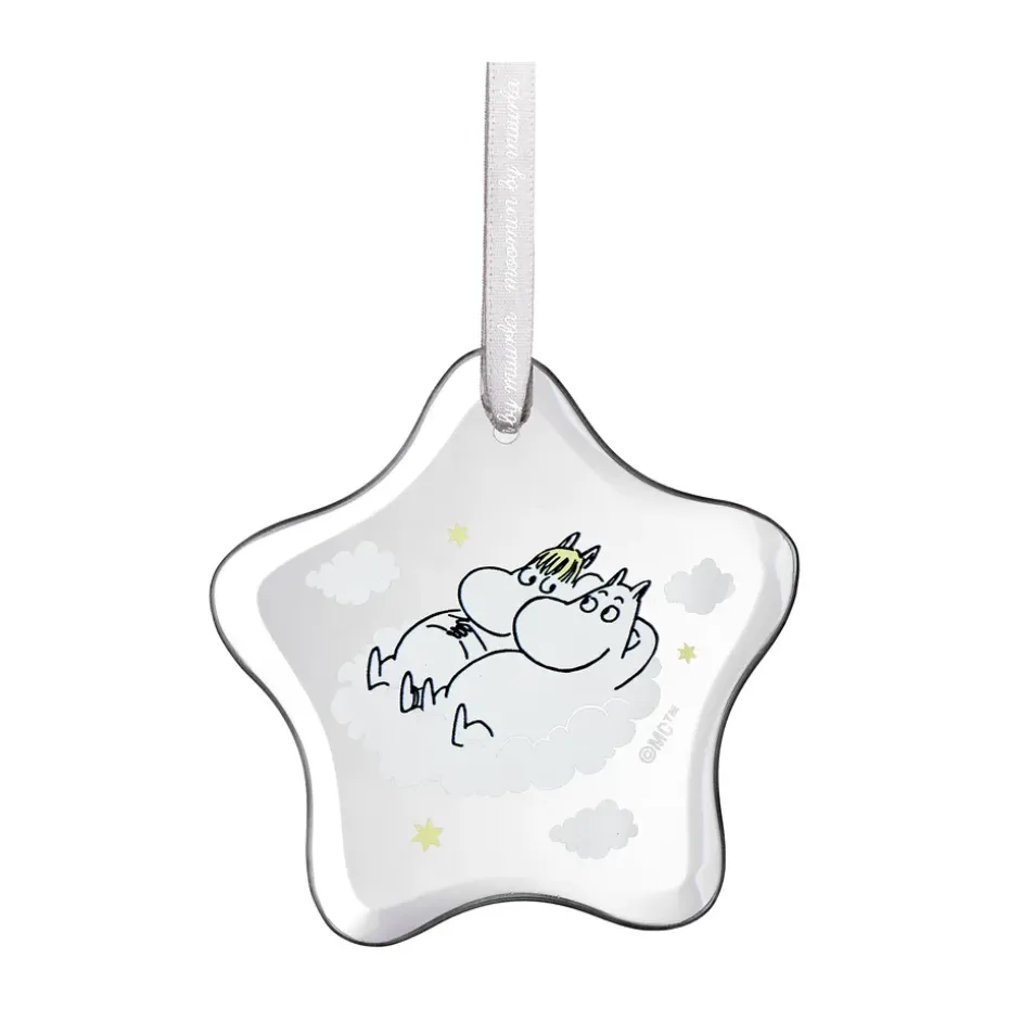 Moomin decorative hanging ornament, Snorkmaiden and Moomin