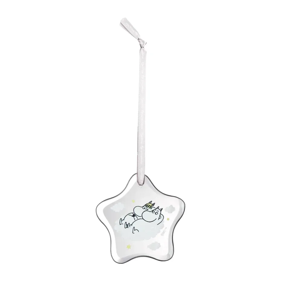 Moomin decorative hanging ornament, Snorkmaiden and Moomin