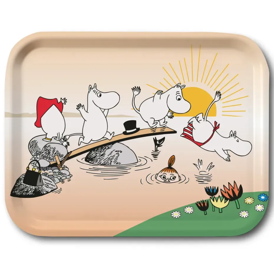 Moomin evening swim tray, 27x20 cm
