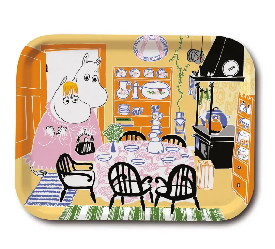 Moomin Kitchen tray, Yellow