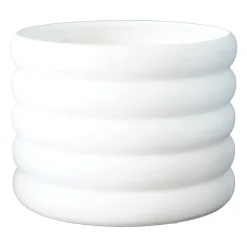 Mud flower pot white, Large, Ø 20 cm