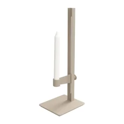 Museum candlesticks, Beige