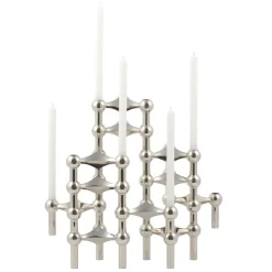Nagel candle holder, chrome
