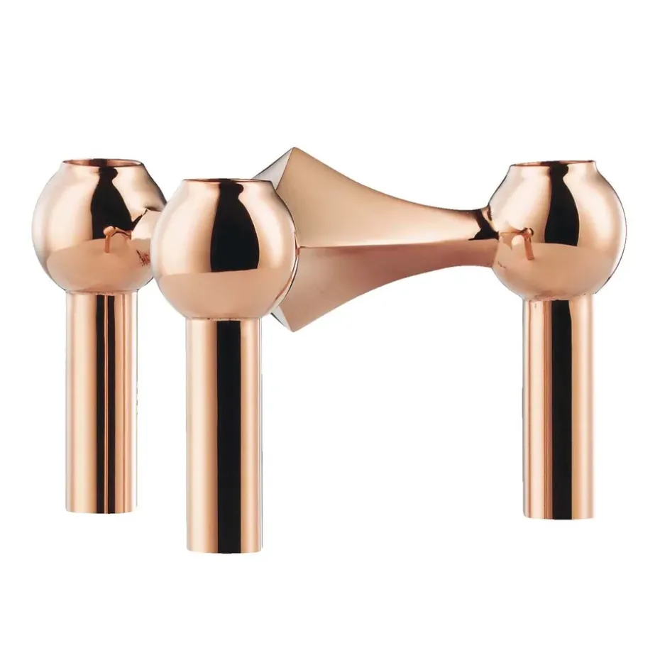 Nagel candle holder, Rosé gold