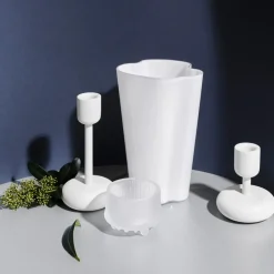 Nappula candle sticks set, white