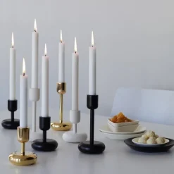 Nappula candleholder brass, small 107 mm