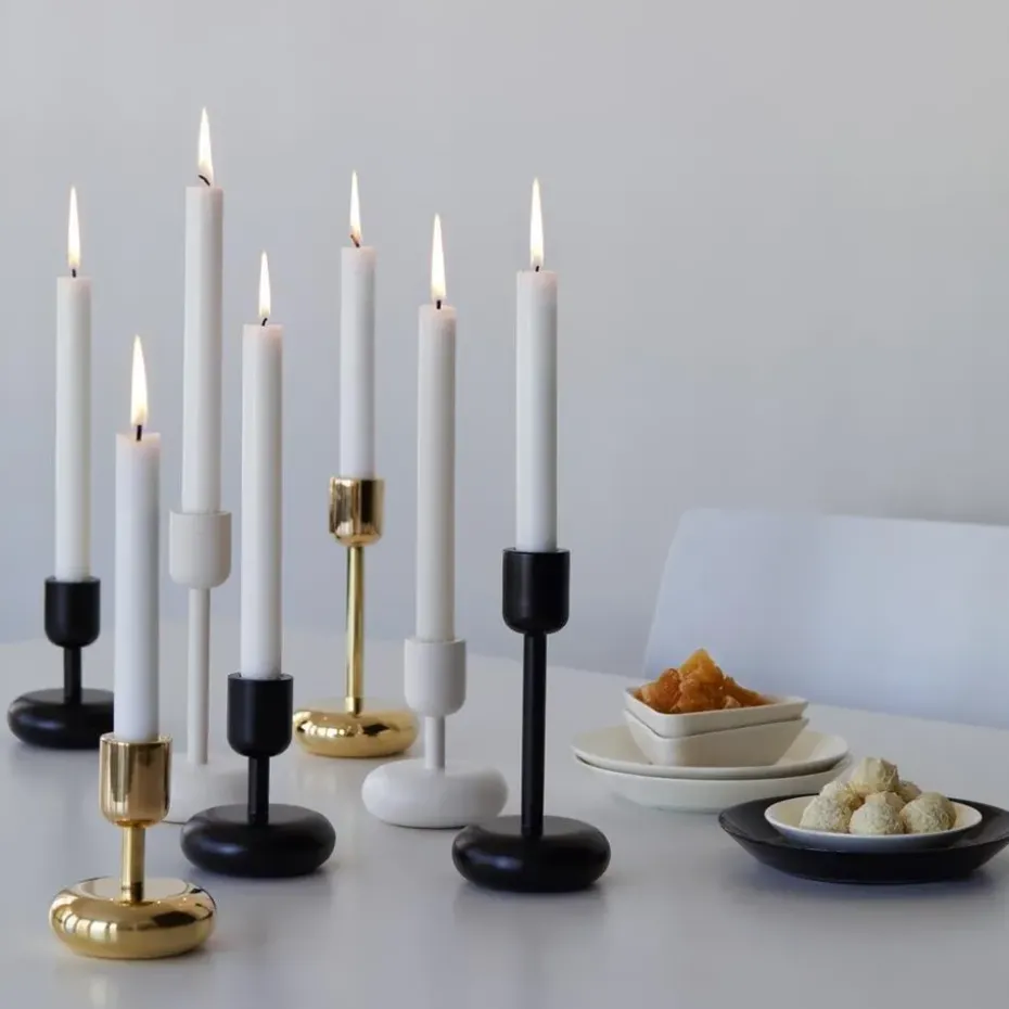 Nappula candleholder white, large 183 mm
