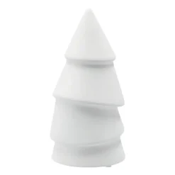 Narrow Christmas tree white, large