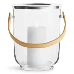Nature lantern with handle, Oak
