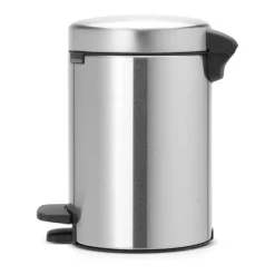 New Icon pedal bin 3 liter, Matt steel fingerprint proof