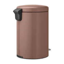 New Icon pedal bin 20 liter, Satin taupe