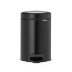 New Icon pedal bin 3 liter, matte black