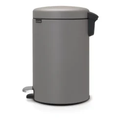 New Icon pedal bin 12 liter, Mineral concrete grey