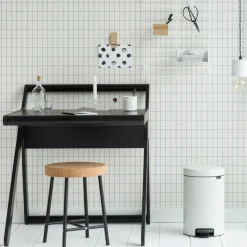 New Icon pedal bin 12 liter, white