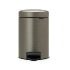 New Icon pedal bin 3 liter, platinum