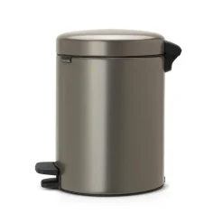 New Icon pedal bin 5 liter, platinum