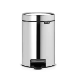 New Icon pedal bin 3 liter, brilliant steel