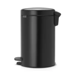New Icon pedal bin 12 liter, matte black