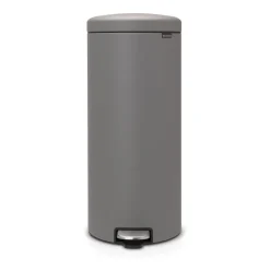 New Icon pedal bin 30 liter, Mineral concrete grey