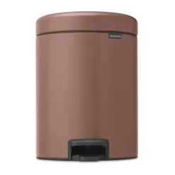 New Icon pedal bin 5 liter, Satin taupe