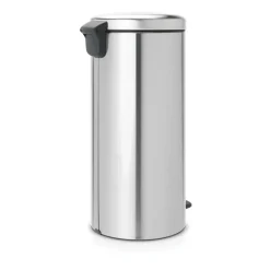 New Icon pedal bin 30 liter, Matt steel fingerprint proof
