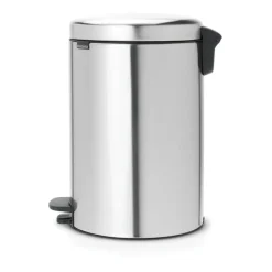 New Icon pedal bin 20 liter, Matt steel fingerprint proof
