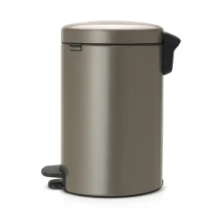 New Icon pedal bin 12 liter, platinum