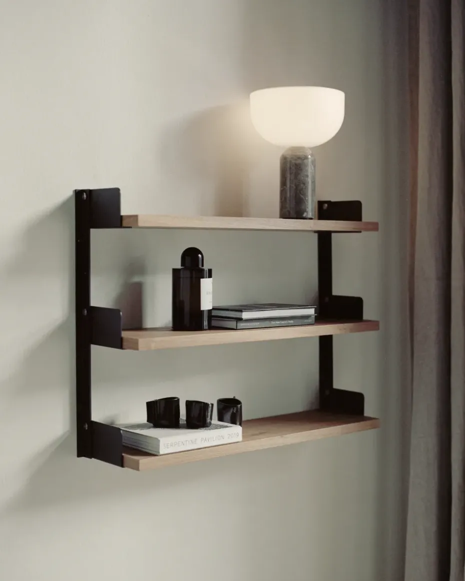 New Works Tea Shelf wall-hung shelf 46x62.5 cm, Walnut