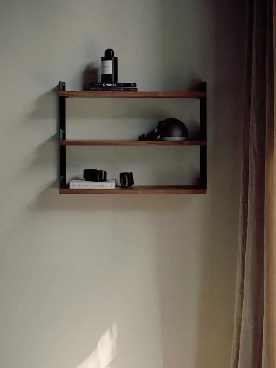 New Works Tea Shelf wall-hung shelf 46x62.5 cm, Walnut