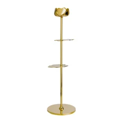 Ninfea Alta candlestick 40 cm, Brass