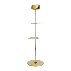 Ninfea Alta candlestick 35 cm, Brass