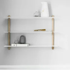 Nivo shelf A, Light oak-white