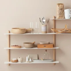 Nivo shelf B, Light oak-white