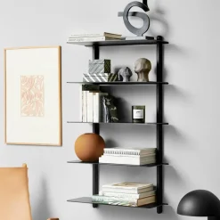 Nivo shelf E large, Light oak-white