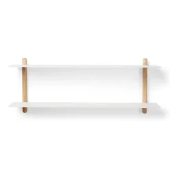 Nivo shelf F, Light oak-white