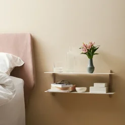Nivo shelf F, Light oak-white