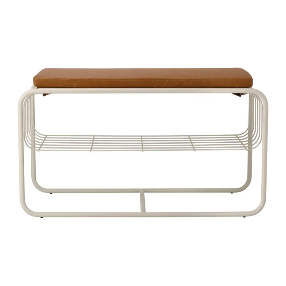 Nod bench/shoe rack 80x36x42 cm, Beige