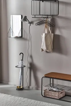 Nod hat rack 45 cm, Black