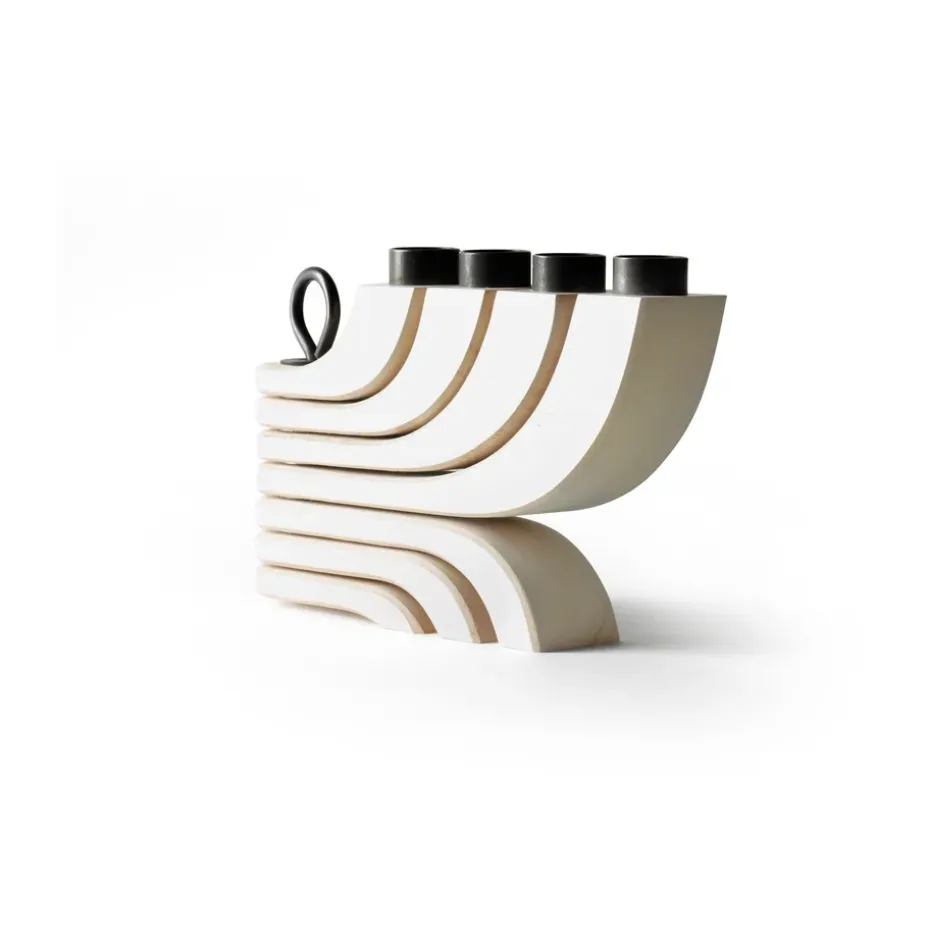 Nordic Light candleholder 4 arms, white