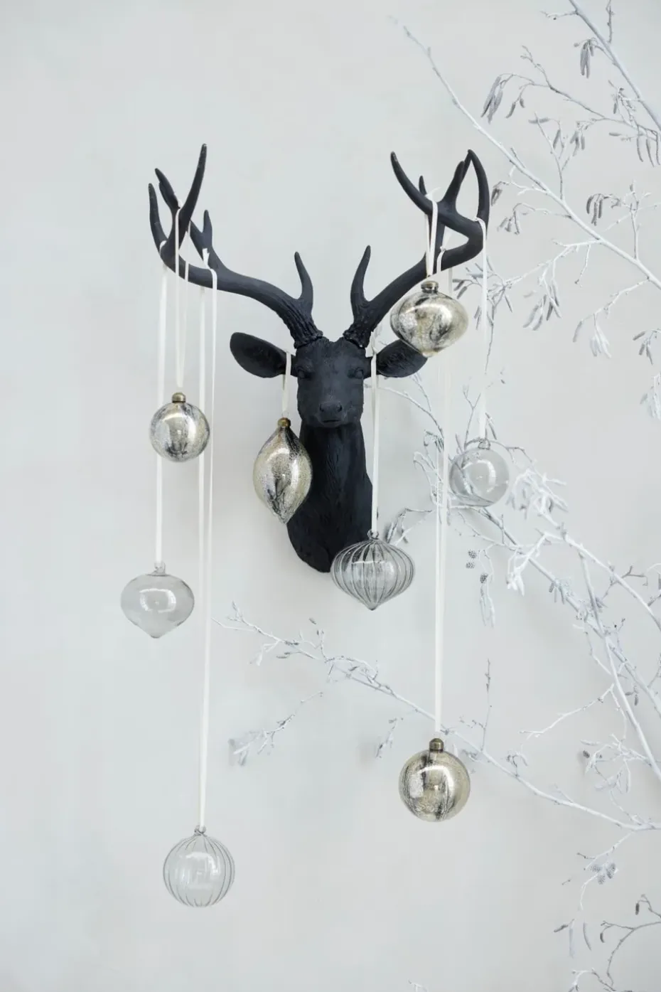 Nosille Christmas tree bauble 10 cm, Silver-gold
