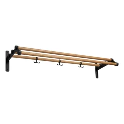 Nostalgi 291 hat shelf 100 cm, Oak -black