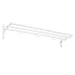 Nostalgi hat shelf/ shoe shelf, white, white