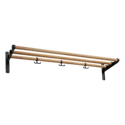 Nostalgi hat shelf/ shoe shelf, Bambu-black