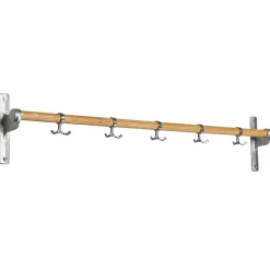 Nostalgi hook 100 cm, oak, aluminum