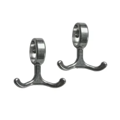Nostalgi hook 2-pack, aluminum